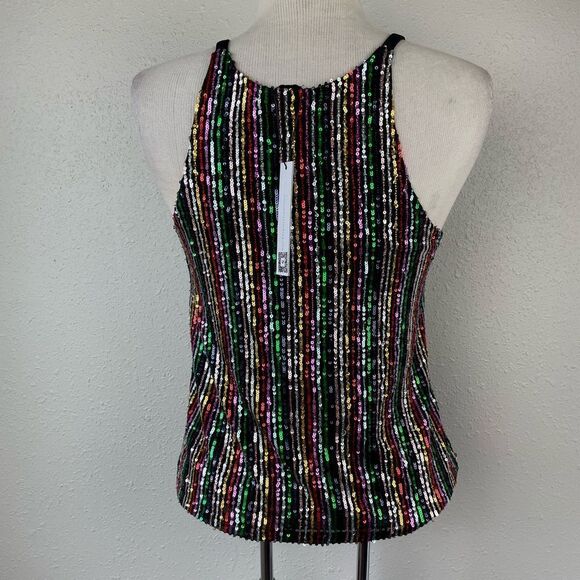 NWT Sanctuary Rainbow Sequin Tank Top Size XS - Picture 5 of 8